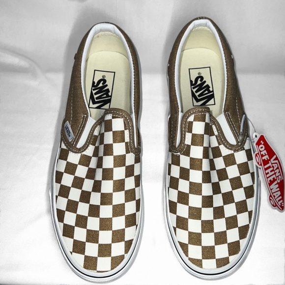Vans Bronze Age Classic Slip On Checkerboard Sneakers NWT - Picture 4 of 7